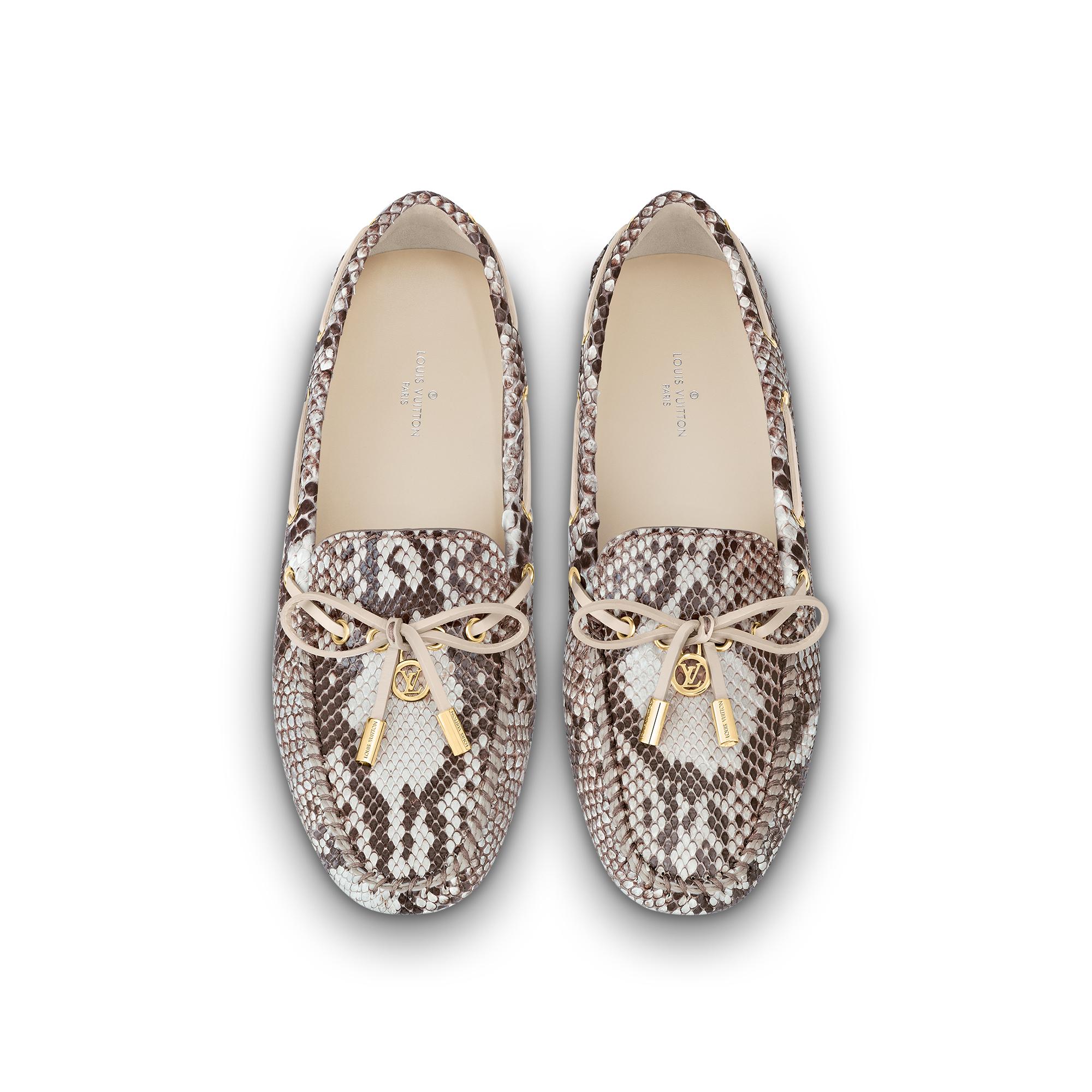 Gloria Flat Loafers Luxury Natural LOUIS VUITTON